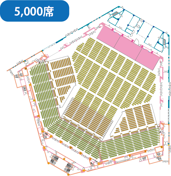 利用例 Version1）大規模会議・全国大会等 イメージ画像1